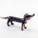 Glass Black Dachshund in Glass Figurines Dogs category