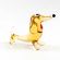 Dachshund Brown Figure in Glass Figurines Dogs category
