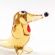 Dachshund Brown Figure in Glass Figurines Dogs category