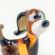 Glass Jolly Doggy in Glass Figurines Dogs category