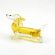 Brown Dachshund in Glass Figurines Dogs category