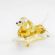 Brown Dachshund in Glass Figurines Dogs category