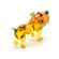 English Bulldog Figurine in Glass Figurines Dogs category
