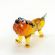 English Bulldog Figurine in Glass Figurines Dogs category