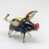Brown Small Piggy Figurine in Glass Figurines Farm Animals category
