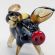 Brown Small Piggy Figurine in Glass Figurines Farm Animals category
