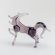 Violet Glass Horse in Glass Figurines Farm Animals category