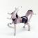 Violet Glass Horse in Glass Figurines Farm Animals category