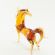 Brown Glass Horse in Glass Figurines Farm Animals category