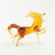 Brown Glass Horse in Glass Figurines Farm Animals category
