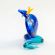 Glass Blue King Cobra Snake in Glass Figurines Reptiles category