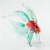 Blown Glass Green Fish in Glass Figurines Sea Life Creatures category