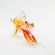 Red Glass Fish Telescope in Glass Figurines Sea Life Creatures category