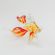 Red Glass Fish Telescope in Glass Figurines Sea Life Creatures category