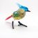 Tufted Titmouse Glass Figurine in Glass Figurines Birds category