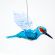 Kingfisher Glass Figurine in Glass Figurines Birds category