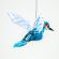 Kingfisher Glass Figurine in Glass Figurines Birds category