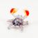 Crab Glass Mini Figurine in Glass Figurines Miniature Figurines category