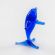 Playing Dolphin Glass Mini Figurine in Glass Figurines Miniature Figurines category