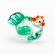 Small Glass Hen in Glass Figurines Miniature Figurines category
