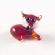 Mini Glass Squirrel Figurine in Glass Figurines Miniature Figurines category
