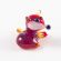 Mini Glass Squirrel Figurine in Glass Figurines Miniature Figurines category