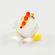Mini Glass Chicken Figurine in Glass Figurines Miniature Figurines category