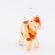 Brown Elephant Figurine in Glass Figurines Miniature Figurines category