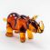 Glass Rhinoceros Figurine in Glass Figurines Wild  Animals category