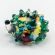 Glass Figurine Green Hedgehog in Glass Figurines Wild  Animals category