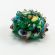 Glass Figurine Green Hedgehog in Glass Figurines Wild  Animals category