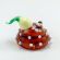 Brown Hedgehog Figurine in Glass Figurines Wild  Animals category