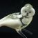 Glass Polar Owl Figure Gray Color in Glass Figurines Birds category
