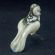 Glass Polar Owl Figure Gray Color in Glass Figurines Birds category