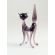 Glass Figurine Grey Cat in Glass Figurines Cats category