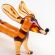 Brown Dachshund Figure in Glass Figurines Dogs category