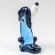 Glass Blue Doggy Miniature Figurine in Glass Figurines Dogs category
