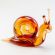 Glass Snail Brown in Glass Figurines Insects category