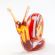 Glass Snail Brown in Glass Figurines Insects category