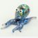 Glass Blue Octopus in Glass Figurines Sea Life Creatures category