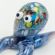 Glass Blue Octopus in Glass Figurines Sea Life Creatures category