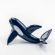 Orca Killer Whale Glass Figurine in Glass Figurines Sea Life Creatures category