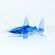 Glass Shark Figurine in Glass Figurines Sea Life Creatures category