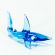 Glass Shark Figurine in Glass Figurines Sea Life Creatures category