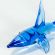 Glass Shark Figurine in Glass Figurines Sea Life Creatures category