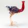 Ostrich Glass Figure in Glass Figurines Birds category