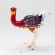 Ostrich Glass Figure in Glass Figurines Birds category
