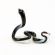Glass Black Snake in Glass Figurines Miniature Figurines category