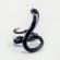 Glass Black Snake in Glass Figurines Miniature Figurines category