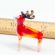 Deer Glass Mini Figurine in Glass Figurines Miniature Figurines category